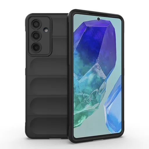  Techsuit - Varázspajzs - Samsung Galaxy M55 - Fekete tok - 1