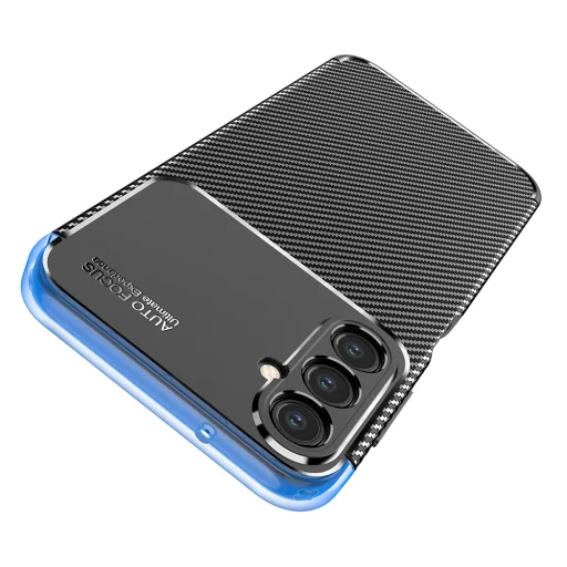  Techsuit - Szénszálas - Samsung Galaxy A14 4G / A14 5G - Fekete tok - 5