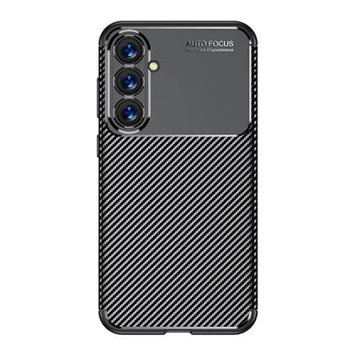  Techsuit - Szénszálas - Samsung Galaxy S23 FE - Fekete tok - 2