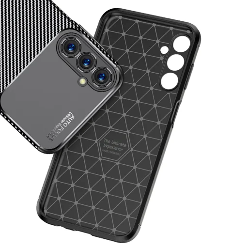  Techsuit - Szénszálas - Samsung Galaxy A05s - Fekete tok - 4
