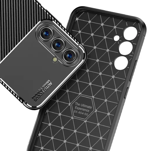  Techsuit - Szénszál - Samsung Galaxy A54 - Fekete tok - 5