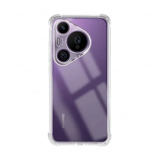  Techsuit - Ütésálló Átlátszó Szilikon - Huawei Pura 70 Pro - Átlátszó tok - 2