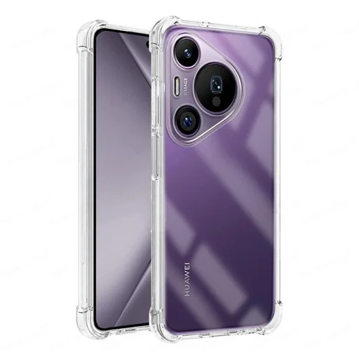 Techsuit - Ütésálló Átlátszó Szilikon - Huawei Pura 70 Pro - Átlátszó tok - 1