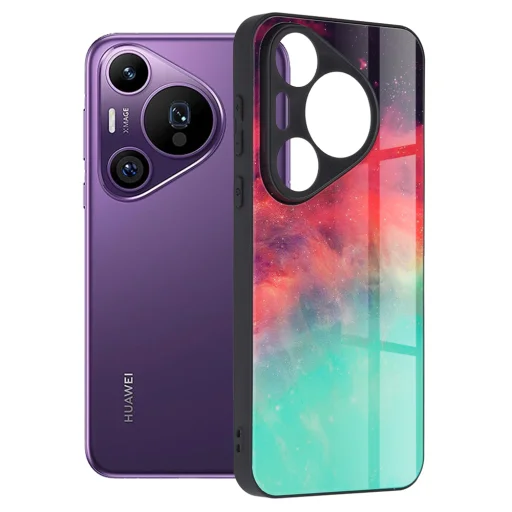  Techsuit - Glaze sorozat - Huawei Pura 70 Pro - Tüzes óceán tok - 1