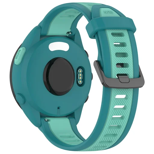  Techsuit - Óraszíj 20mm (W053) - Samsung Galaxy Watch 4/5/Active 2, Huawei Watch GT 3 (42mm)/GT 3 Pro (43mm) - Türkizkék - 3