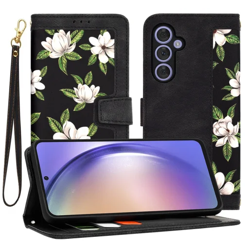  Techsuit - FlipCraft - Samsung Galaxy A54 - A hajnal virágai tok - 1