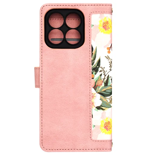  Techsuit - FlipCraft - Honor X8b - Szívszerelmes Rózsaszín tok - 3