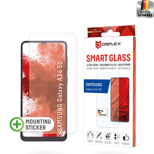  Displex - Prémium Smart FlexiGlass - Samsung Galaxy A34 5G - Átlátszó üvegfólia - 1