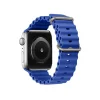 Techsuit - Óraszíj (W038) - Apple Watch 1/2/3/4/5/6/7/8/9/10/SE/SE 2 (38/40/41/42mm) - Kék thumbnail