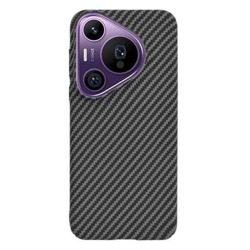  Techsuit - Carbonit Szálház - Huawei Pura 70 Pro - Fekete tok - 3