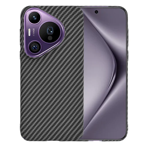  Techsuit - Carbonit Szálház - Huawei Pura 70 Pro - Fekete tok - 1