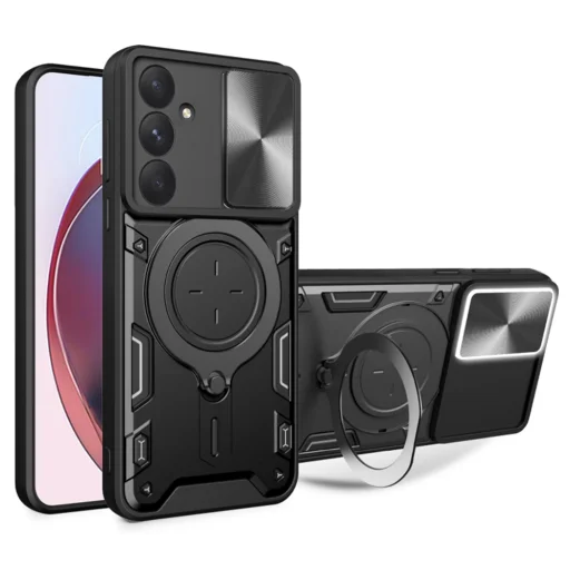  Techsuit - CamGuard Pro - Samsung Galaxy A35 5G - Fekete tok - 1