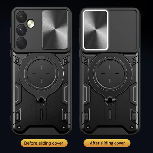  Techsuit - CamGuard Pro - Samsung Galaxy A55 5G - Fekete tok - 4