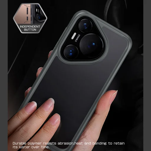  Huawei Pura 70 Fagyos fekete Supcase Unicorn Beetle Style tok - 3