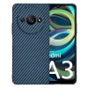  Techsuit - Karbonit Szálhéj - Xiaomi Redmi A3 - Cián tok thumbnail