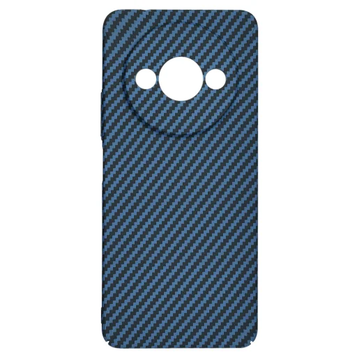  Techsuit - Karbonit Szálhéj - Xiaomi Redmi A3 - Cián tok - 4