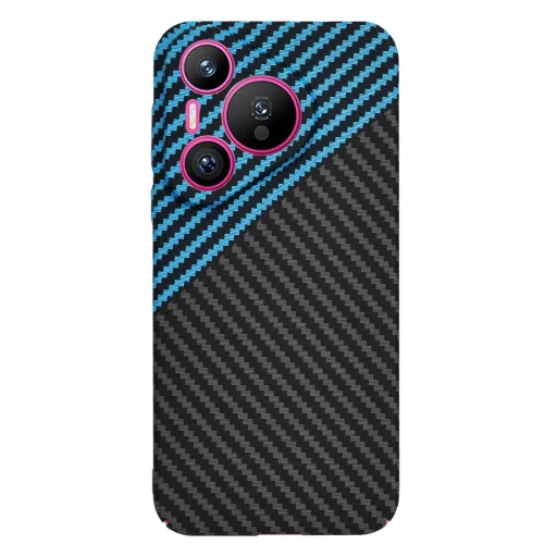  Techsuit - Karbonit Szálhéj - Huawei Pura 70 - Kék Impulzus tok - 3