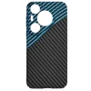  Techsuit - Karbonit Szálhéj - Huawei Pura 70 Pro - Kék Impulzus tok - 4