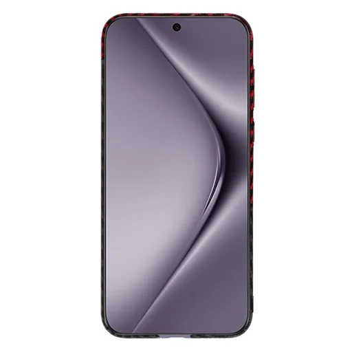  Techsuit - Karbonit FiberShell - Huawei Pura 70 Pro - Vörös Vortex tok - 2