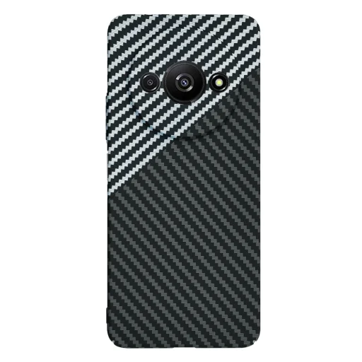  Techsuit - Carbonite FiberShell - Xiaomi Redmi A3 - Lopakodó szürke tok - 3