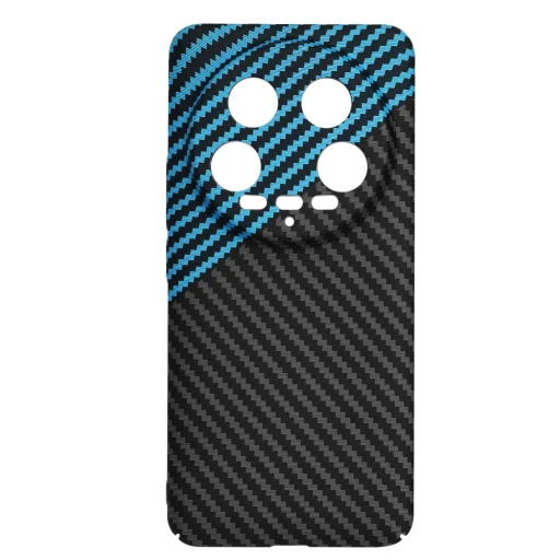  Techsuit - Karbonit Szálhéj - Xiaomi 14 Ultra - Kék Impulzus tok - 4