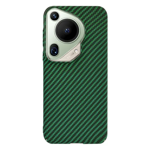  Techsuit - Karbonit Szálhéj - Huawei Pura 70 Ultra - Zöld tok - 3