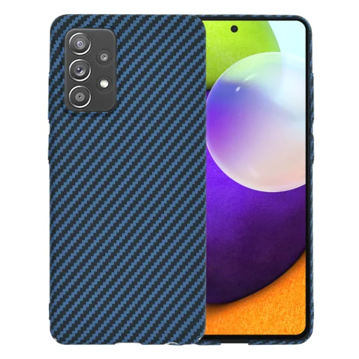  Techsuit - Carbonite FiberShell - Samsung Galaxy A52 4G / A52 5G / A52s 5G - Cián tok - 1