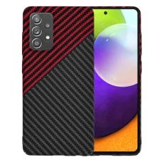  Techsuit - Karbonit Szálhéj - Samsung Galaxy A52 4G / A52 5G / A52s 5G - Piros Vortex tok
