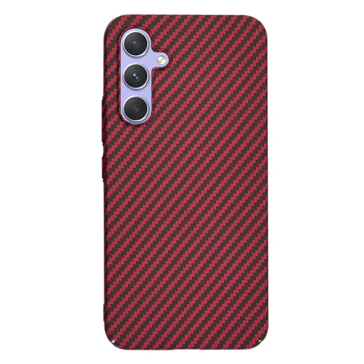  Techsuit - Carbonite FiberShell - Samsung Galaxy A54 - Piros tok - 3