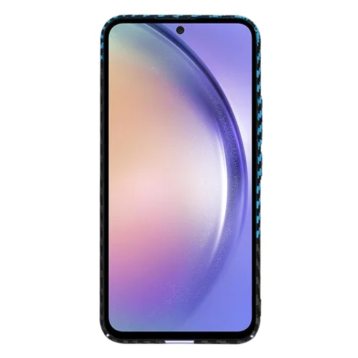  Techsuit - Carbonite FiberShell - Samsung Galaxy A54 - Kék Impulzus tok - 2