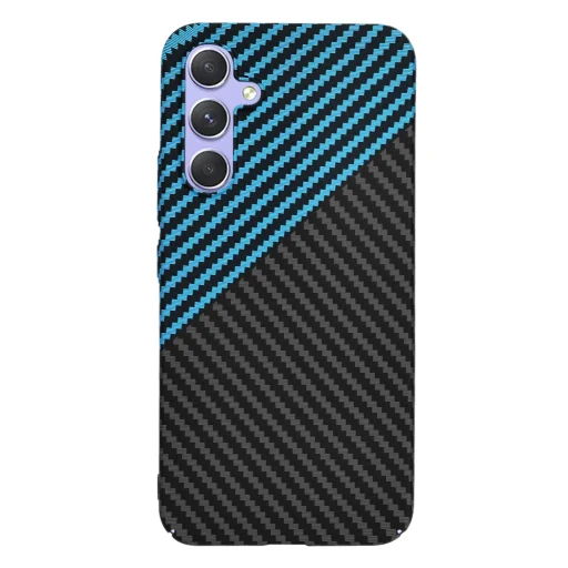  Techsuit - Carbonite FiberShell - Samsung Galaxy A54 - Kék Impulzus tok - 3