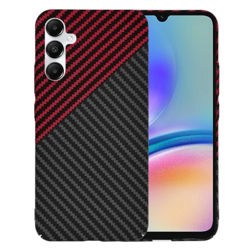 Techsuit - Karbonit RostHéj - Samsung Galaxy A05s - Vörös Vortex tok - 1