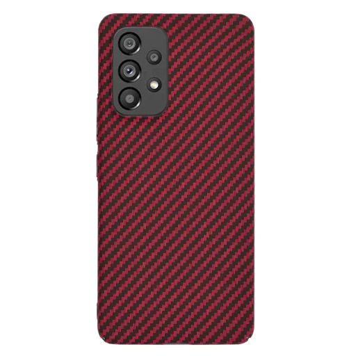  Techsuit - Karbonit Szálhéj - Samsung Galaxy A53 5G - Piros tok - 2