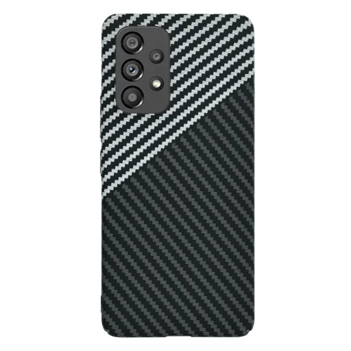  Techsuit - Carbonite FiberShell - Samsung Galaxy A53 5G - Lopakodó Szürke tok - 2