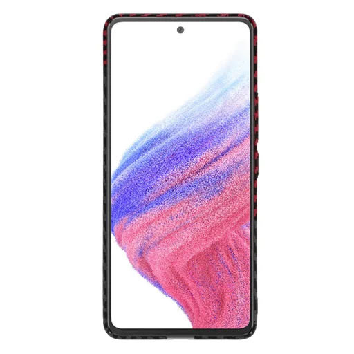  Techsuit - Carbonite Szálhéj - Samsung Galaxy A53 5G - Vörös Vortex tok - 3