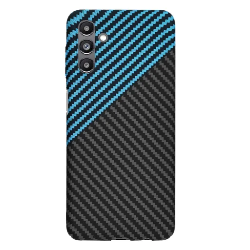  Techsuit - Carbonit Szálhéj - Samsung Galaxy A13 5G / A04s - Kék Pulzus tok - 3