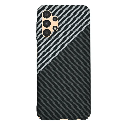  Techsuit - Carbonite FiberShell - Samsung Galaxy A13 4G - Lopakodó Szürke tok - 3