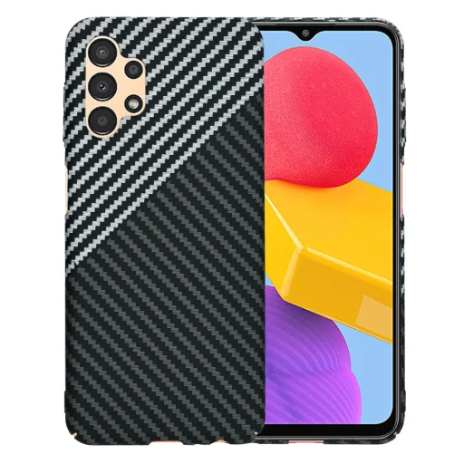  Techsuit - Carbonite FiberShell - Samsung Galaxy A13 4G - Lopakodó Szürke tok - 1