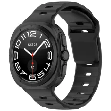  Techsuit - Óraszíj (W055) - Samsung Galaxy Watch Ultra 2024/2025 47 mm - Fekete
