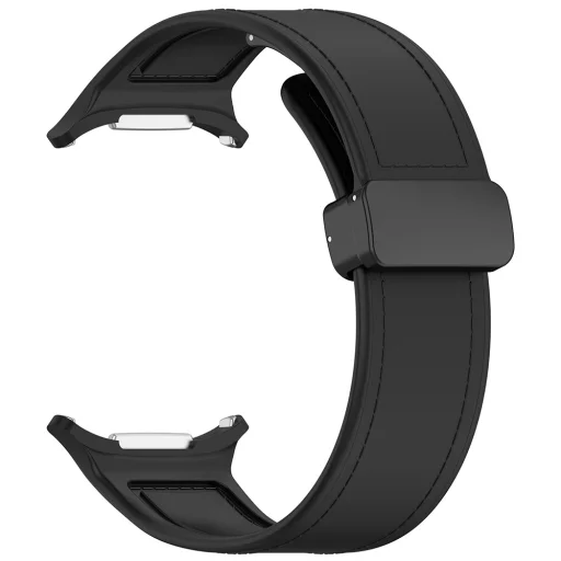  Techsuit - Óraszíj (W056) - Samsung Galaxy Watch Ultra 47mm - Fekete - 2