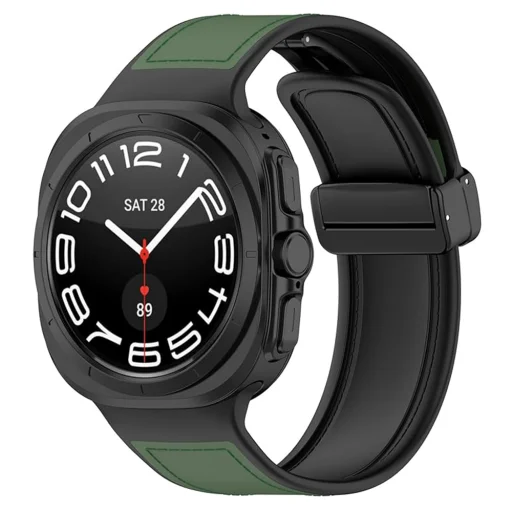  Techsuit - Óraszíj (W056) - Samsung Galaxy Watch Ultra 47mm - Zöld - 1