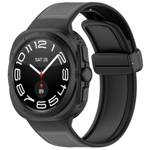  Techsuit - Óraszíj (W056) - Samsung Galaxy Watch Ultra 47mm - Szürke - 1