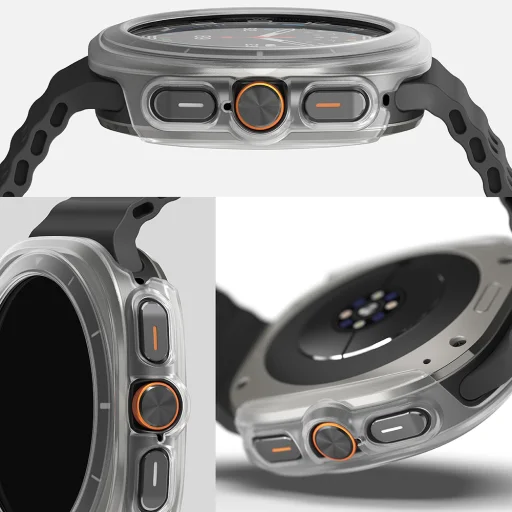  Ringke - Slim + Képernyővédő - Samsung Galaxy Watch Ultra 47mm - Alpine Clear tok - 3