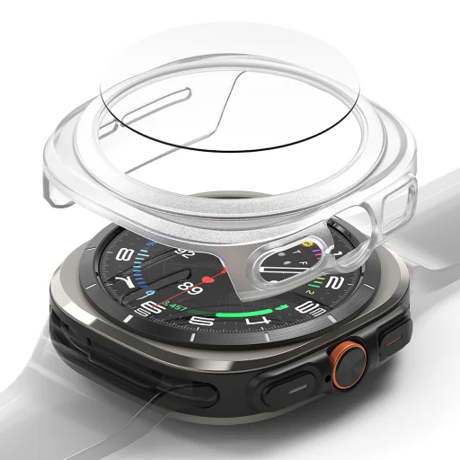  Ringke - Slim + Képernyővédő - Samsung Galaxy Watch Ultra 47mm - Alpine Clear tok - 1