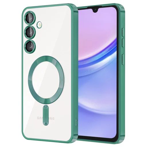  Techsuit - Luxus Kristály MagSafe - Samsung Galaxy A15 4G / A15 5G - Világos Zöld tok - 1