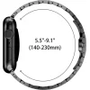  Techsuit - Óraszíj (W063) - Apple Watch 1/2/3/4/5/6/7/8/9/10/SE/SE 2/Ultra/Ultra 2 (42/44/45/46/49mm) - Ezüstszínű thumbnail