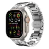  Techsuit - Óraszíj (W063) - Apple Watch 1/2/3/4/5/6/7/8/9/10/SE/SE 2/Ultra/Ultra 2 (42/44/45/46/49mm) - Ezüstszínű thumbnail