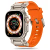  Techsuit - Óraszíj (W064) - Apple Watch 1/2/3/4/5/6/7/8/9/10/SE/SE 2/Ultra/Ultra 2 (42/44/45/46/49mm) - Titánium Ezüst Narancs thumbnail