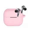  Techsuit - Szilikon Tok - Samsung Galaxy Buds 3 / 3 Pro-hoz, Sima Ultravagány Anyag - Rózsaszín tok