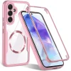 Techsuit - ColorVerse 360 MagSafe sorozat + Képernyővédő - Samsung Galaxy S23 FE - Rózsaszín tok thumbnail